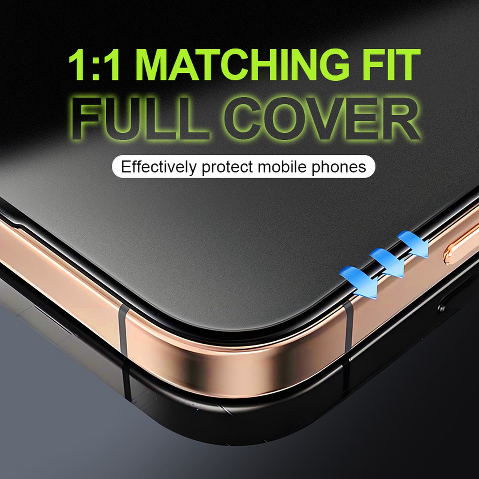 Premium Matte Frosted Privacy Tempered Glass Screen Protector With Easy Installation Kit