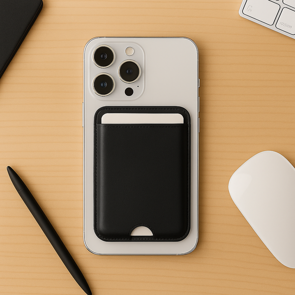 MagSafe Leather Card Holder – Snap-On Wallet