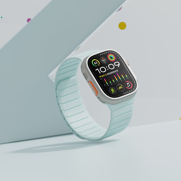 Premium Magnetic Leather Loop Straps for Apple Watch