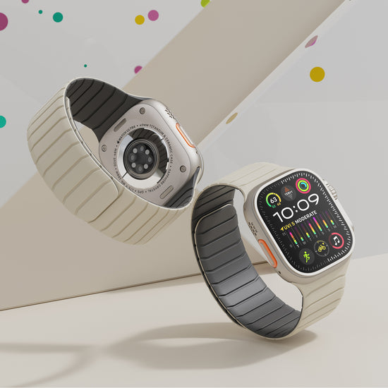 Premium Magnetic Leather Loop Straps for Apple Watch