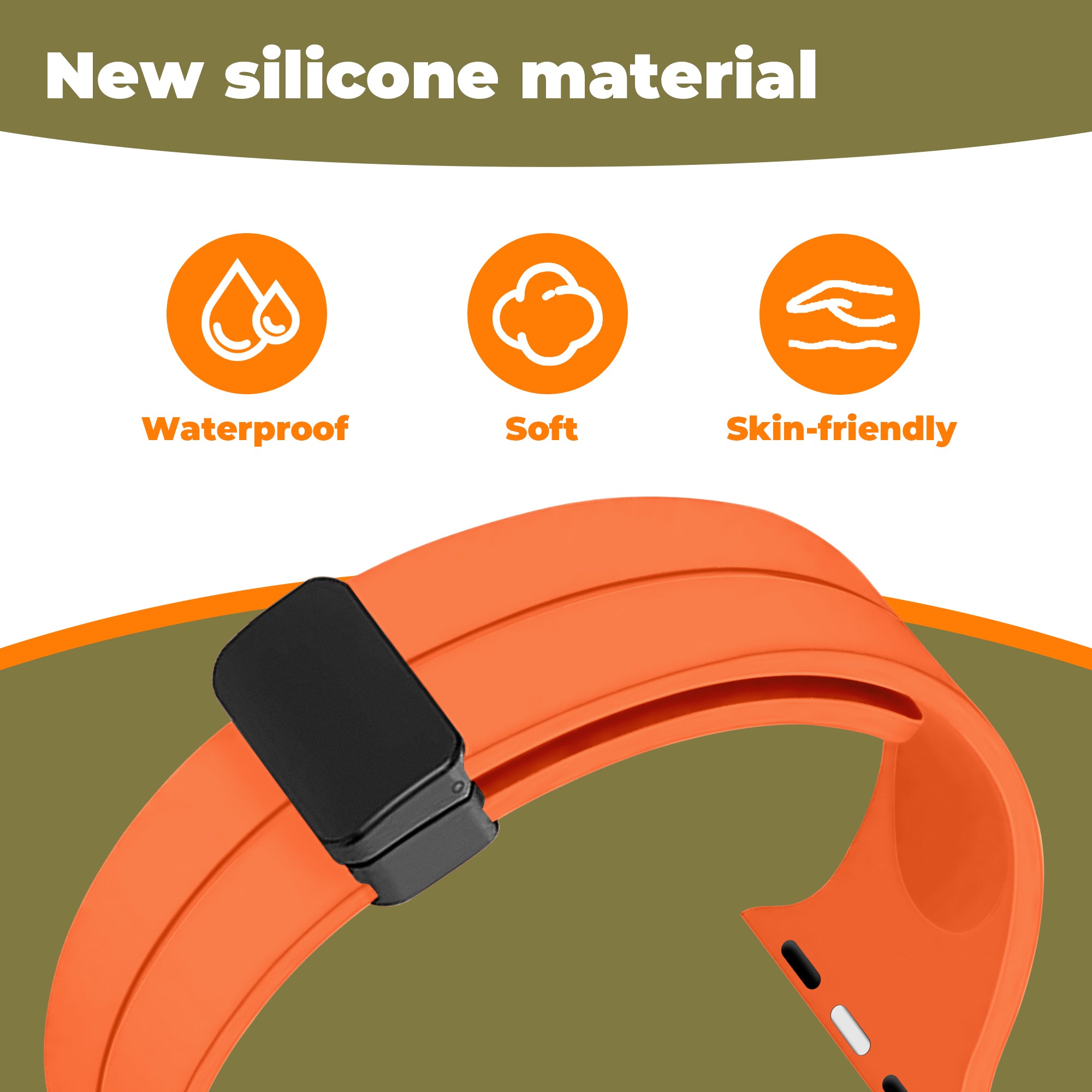 Premium Silicone Watch Bands – Available in 18 Colors