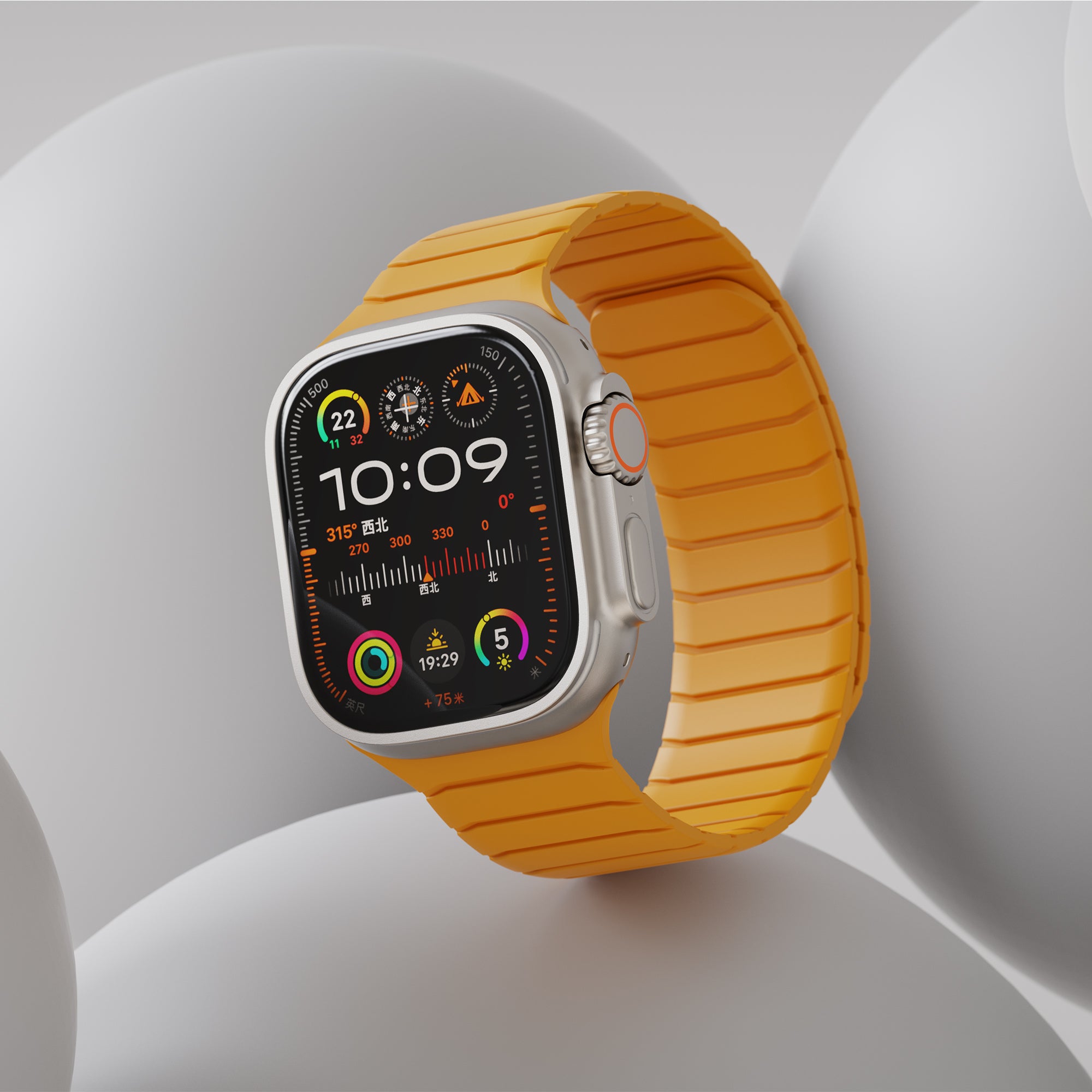 Premium Magnetic Leather Loop Straps for Apple Watch