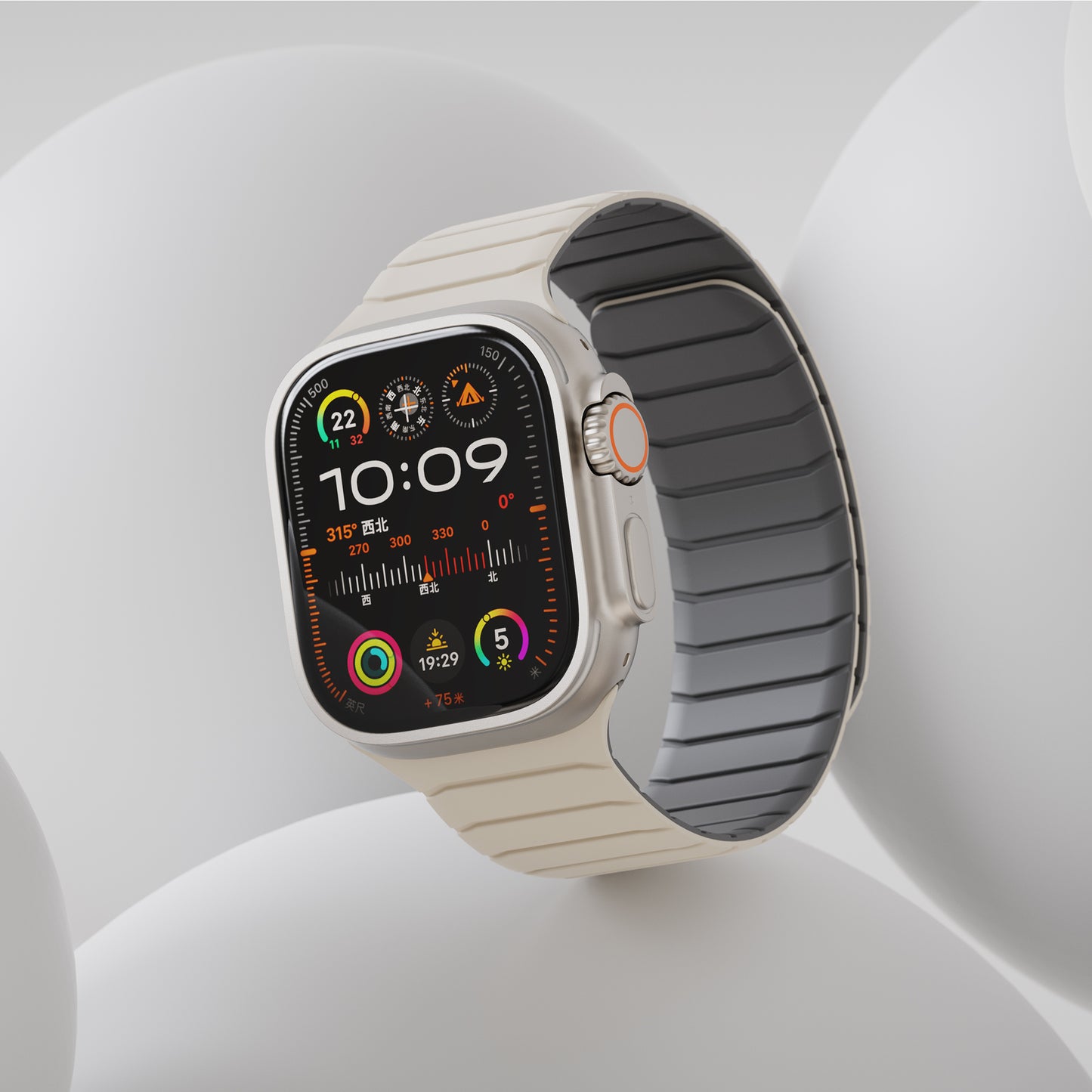 Premium Magnetic Leather Loop Straps for Apple Watch