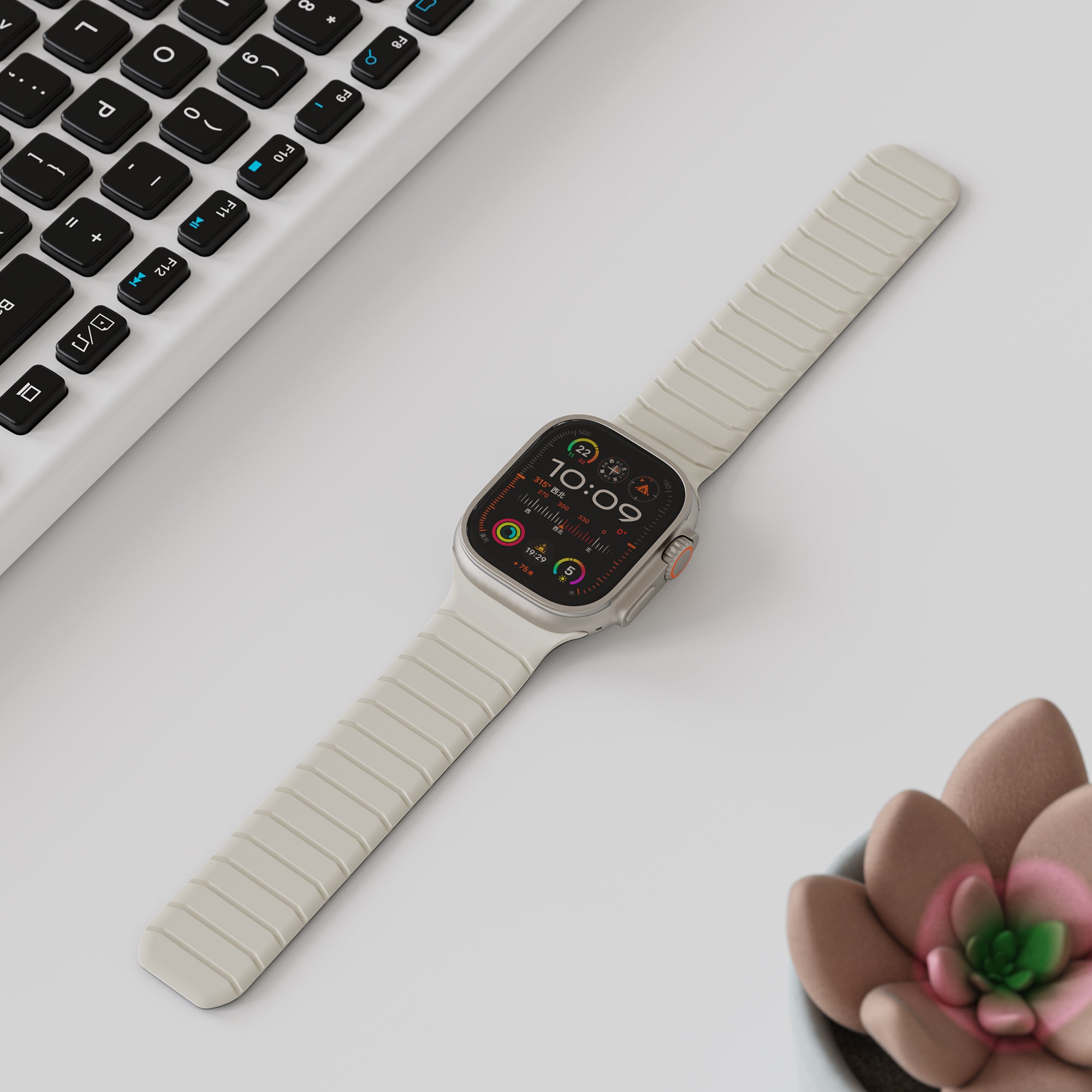 Premium Magnetic Leather Loop Straps for Apple Watch
