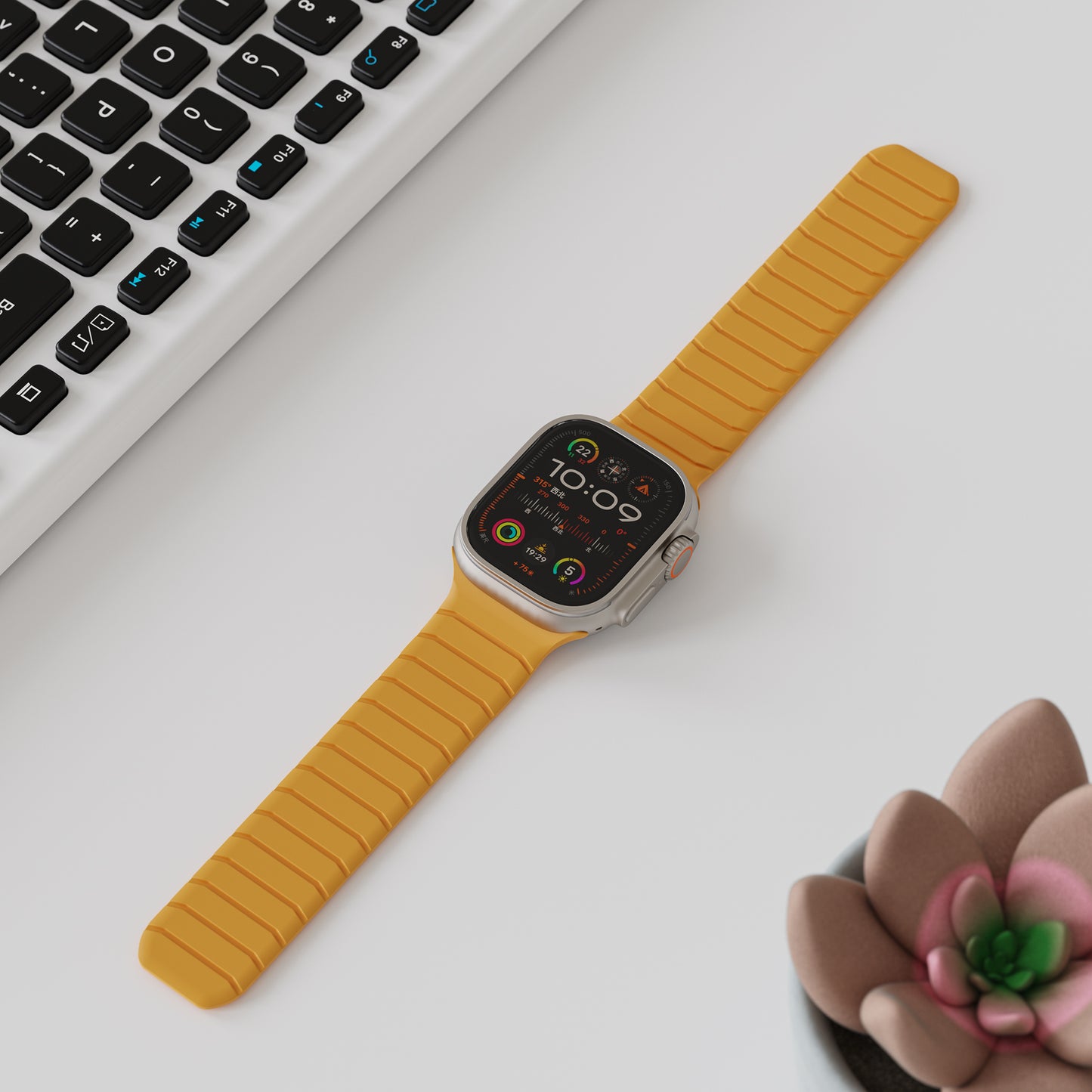 Premium Magnetic Leather Loop Straps for Apple Watch