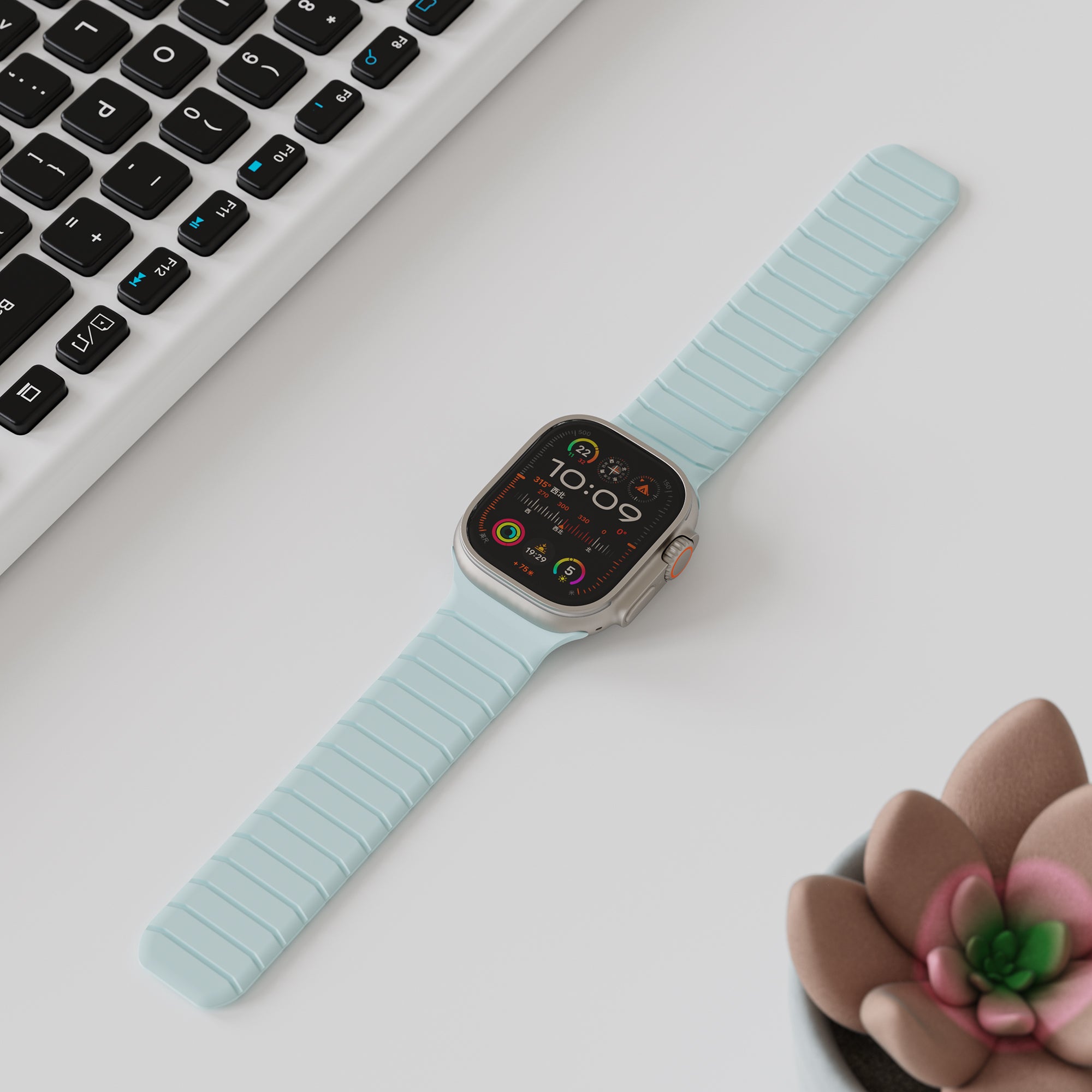 Premium Magnetic Leather Loop Straps for Apple Watch