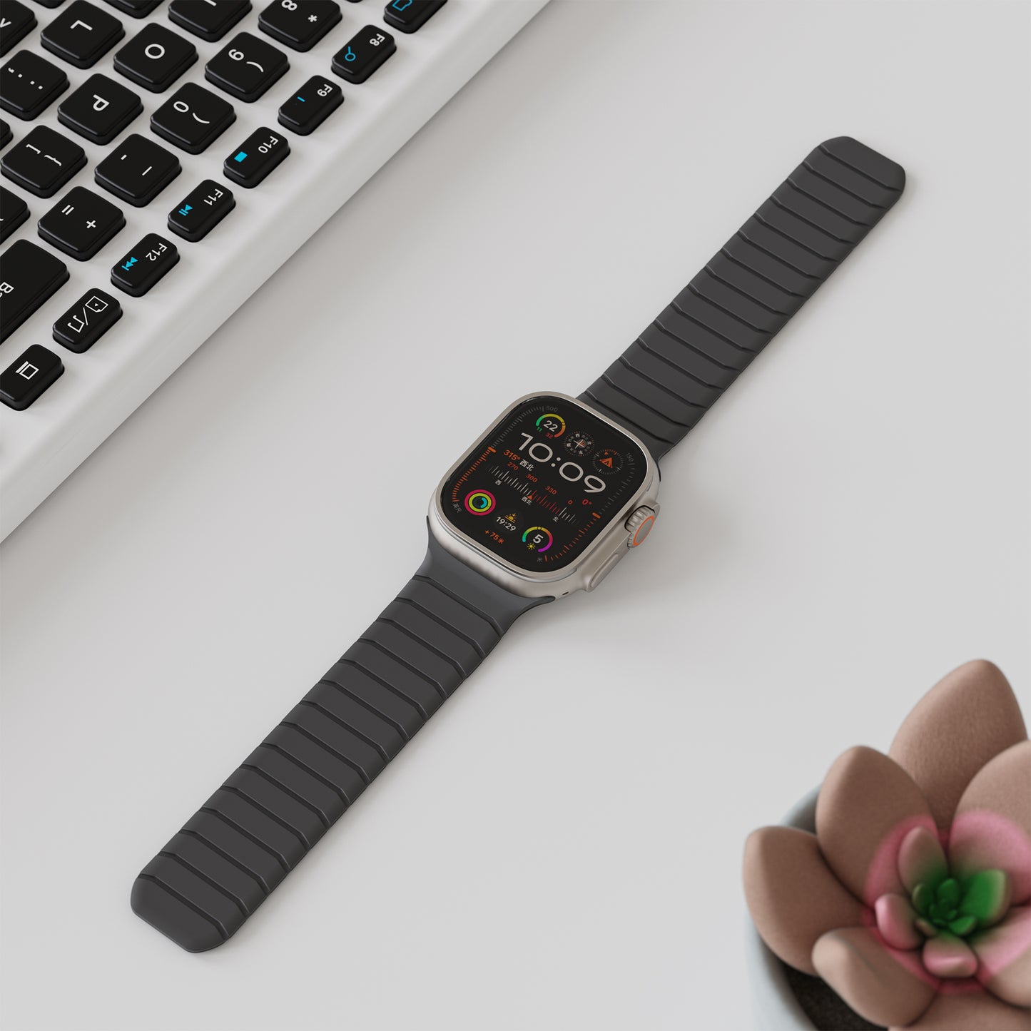 Premium Magnetic Leather Loop Straps for Apple Watch