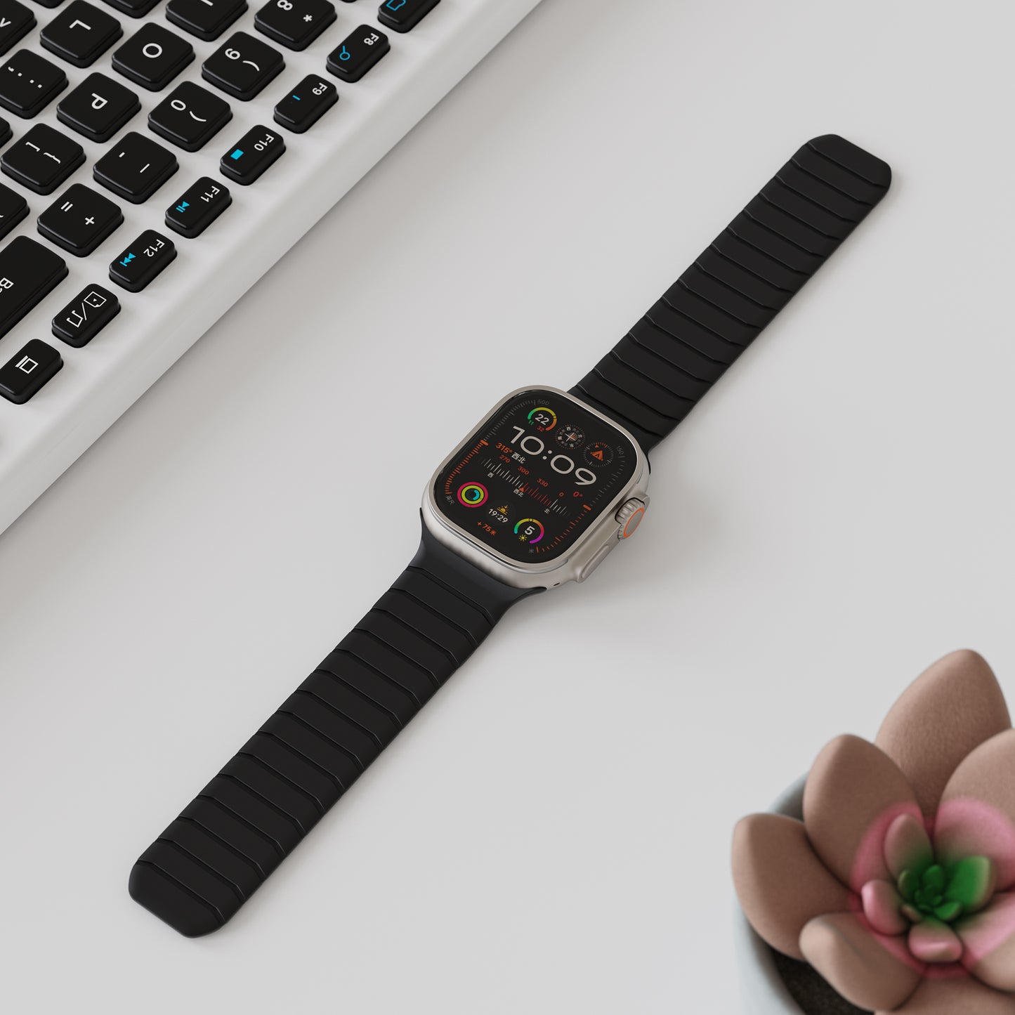 Premium Magnetic Leather Loop Straps for Apple Watch
