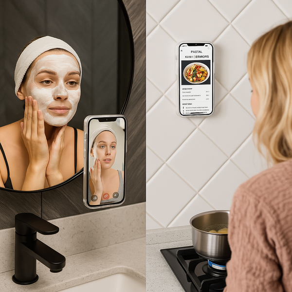 Multi-Color Silicone Suction Grips Phone Holder With Kickstand