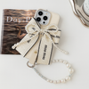 Luxury Bow Pearl Chain Phone Case