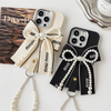 Luxury Bow Pearl Chain Phone Case