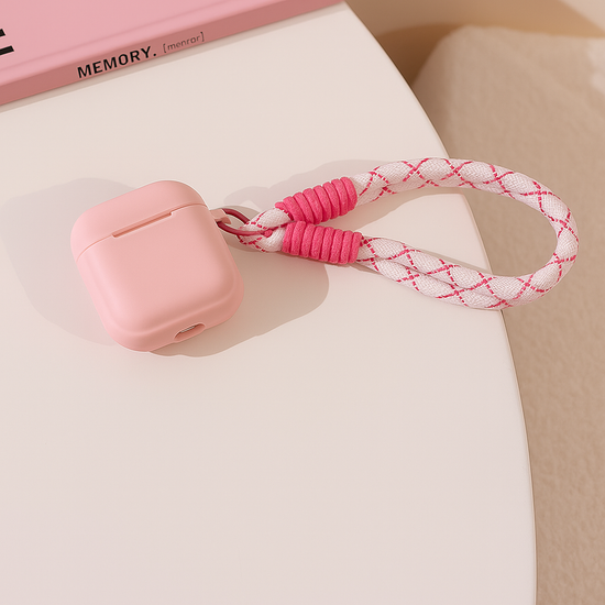 Silicone AirPods Cases with Rope Strap –