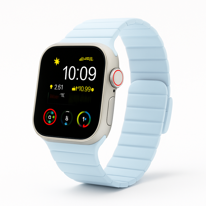 Premium Magnetic Leather Loop Straps for Apple Watch