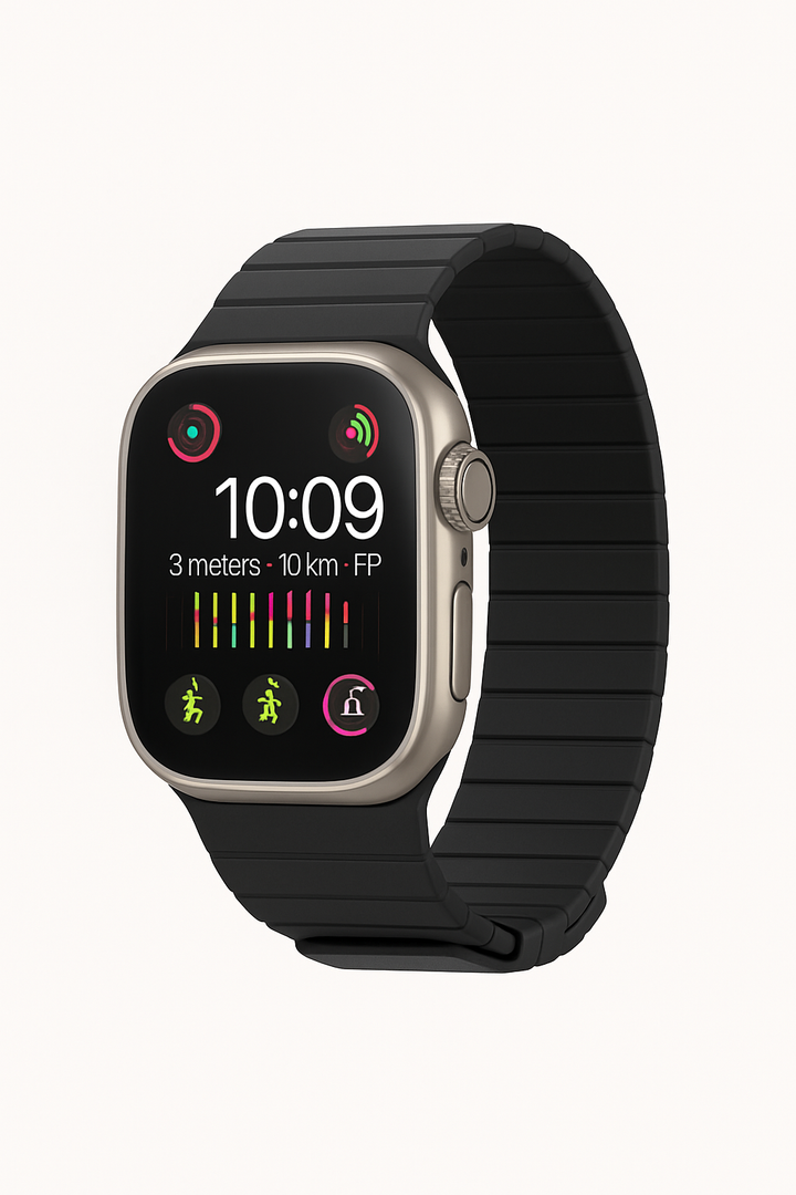 Premium Magnetic Leather Loop Straps for Apple Watch