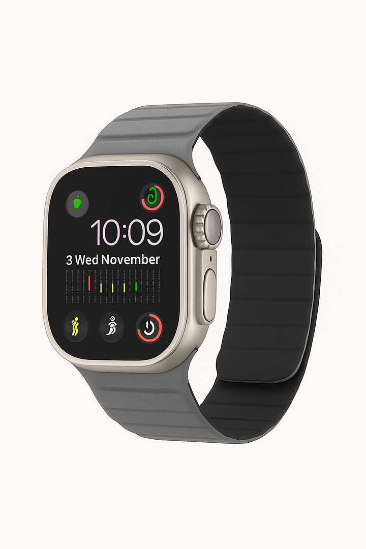 Premium Magnetic Leather Loop Straps for Apple Watch