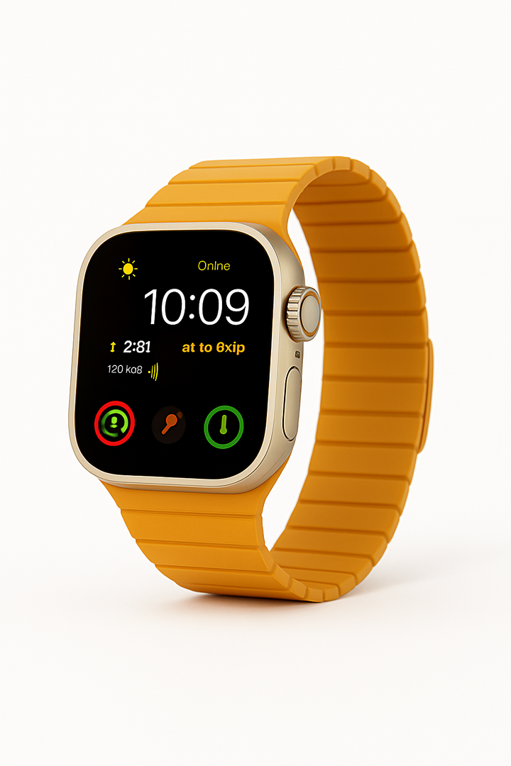 Premium Magnetic Leather Loop Straps for Apple Watch