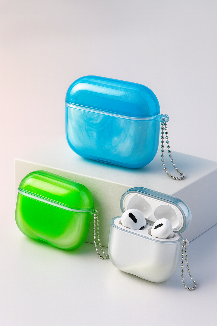 Glow In The Dark Sand AirPods Cases – Playful & Luminous 🌙✨