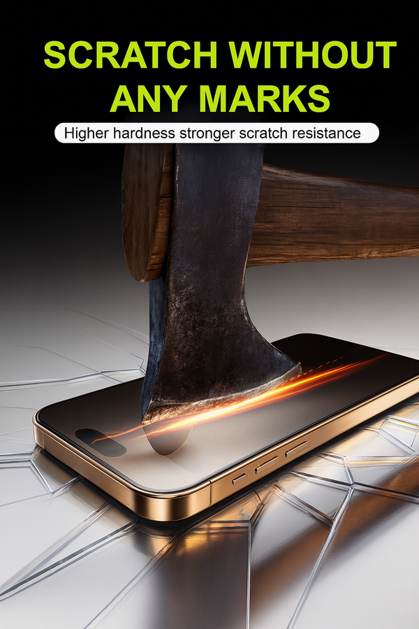 Premium Frosted Privacy Tempered Glass Screen Protector With Easy Installation Kit