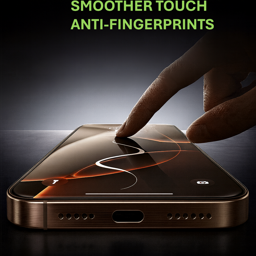 Premium Matte Frosted Privacy Tempered Glass Screen Protector With Easy Installation Kit