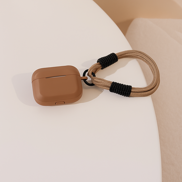 Silicone AirPods Cases with Rope Strap –