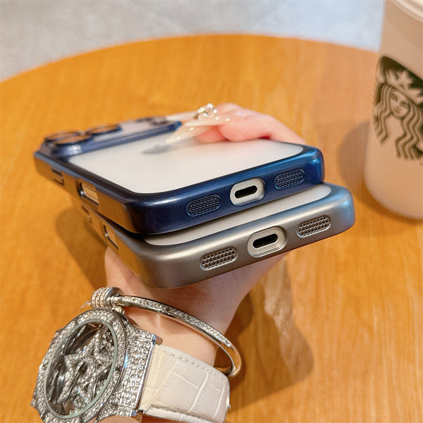 Aluminium Frame Transparent Case