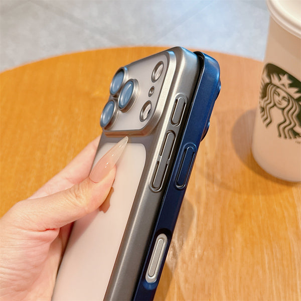 Aluminium Frame Transparent Case