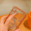 Crystal Studded Luxe Case – Orange
