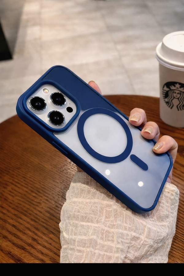 Transparent Magnetic Wireless Charging Phone Case