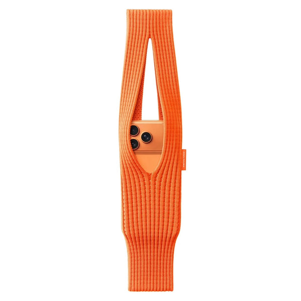 Ribbed Knit Phone Sling Pouch