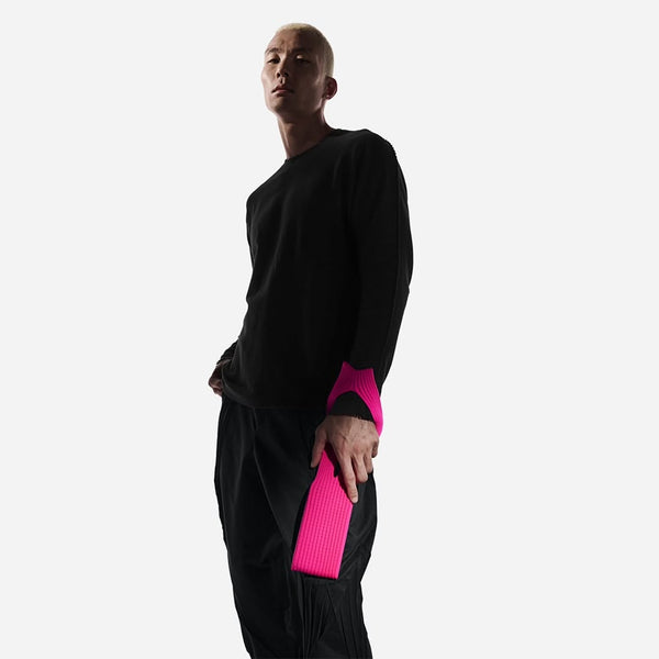 Ribbed Knit Phone Sling Pouch