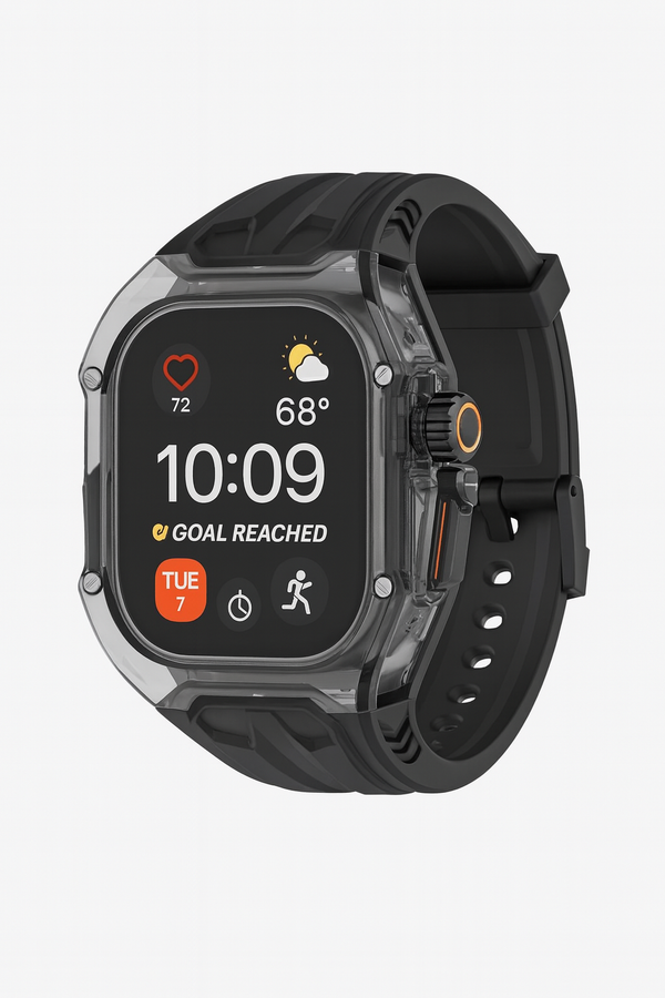 Rugged Armor Protective Watch Case with Sport Band