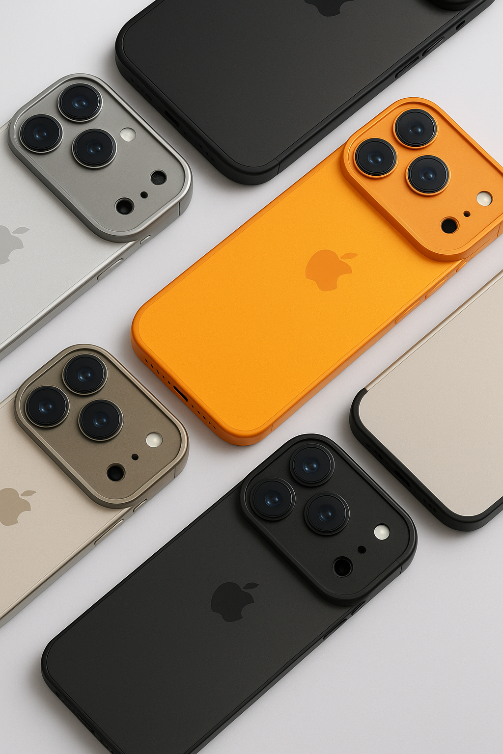 Ultra-Thin Frameless Phone Case for iPhone 17 Series