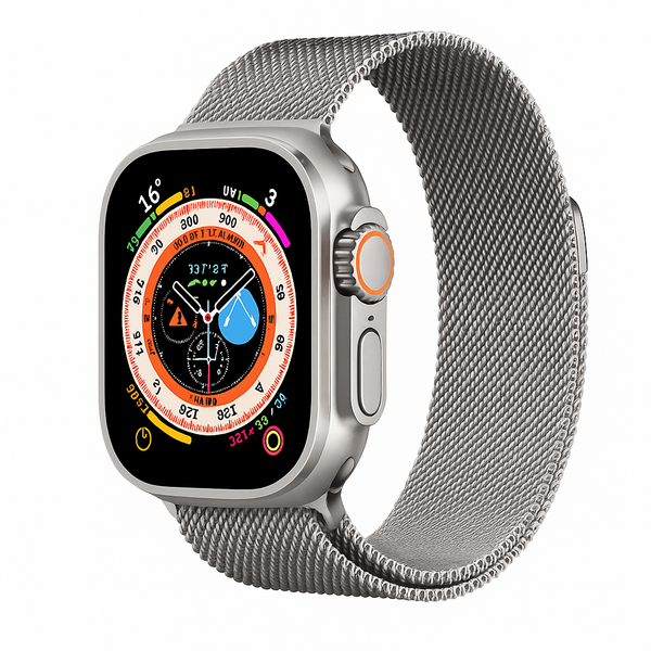 Premium Stainless Steel Milanese Loop Strap for Smartwatch