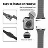 Magnetic Loop Smartwatch Bands – Dual Color Edition(Black+Grey)