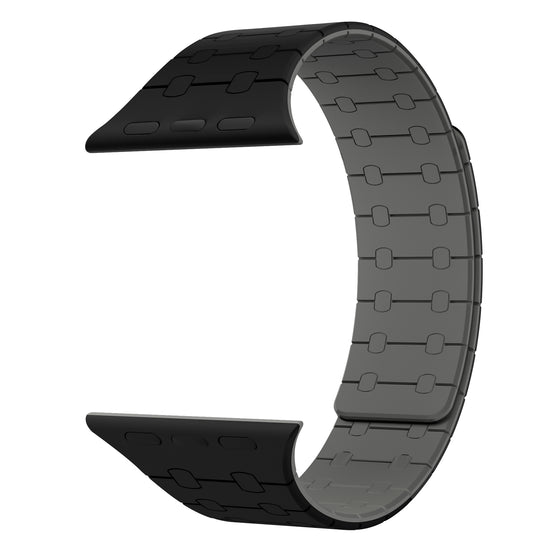 Magnetic Loop Smartwatch Bands – Dual Color Edition(Black+Grey)