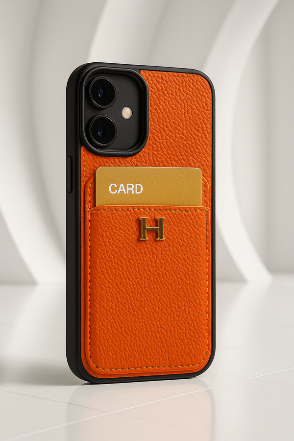 Premium Luxury Leather iPhone Case with Card Slot
