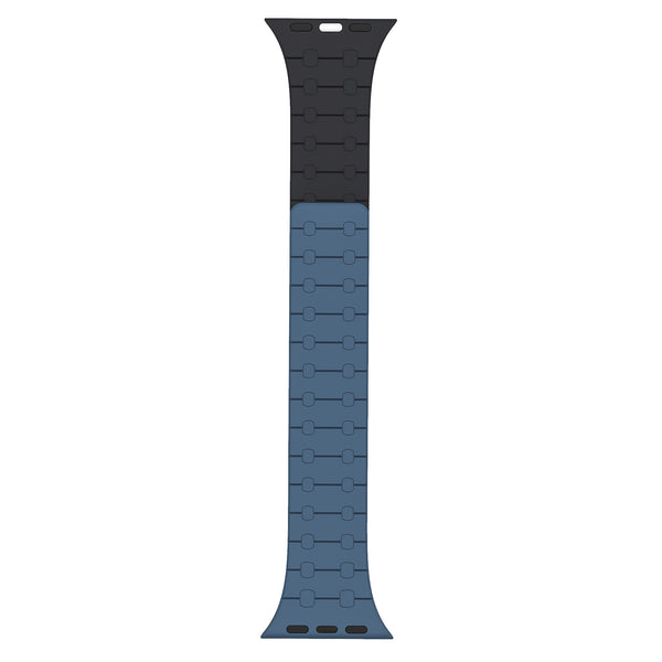 Magnetic Loop Smartwatch Bands – Dual Color Edition(Blue+Midnight black)